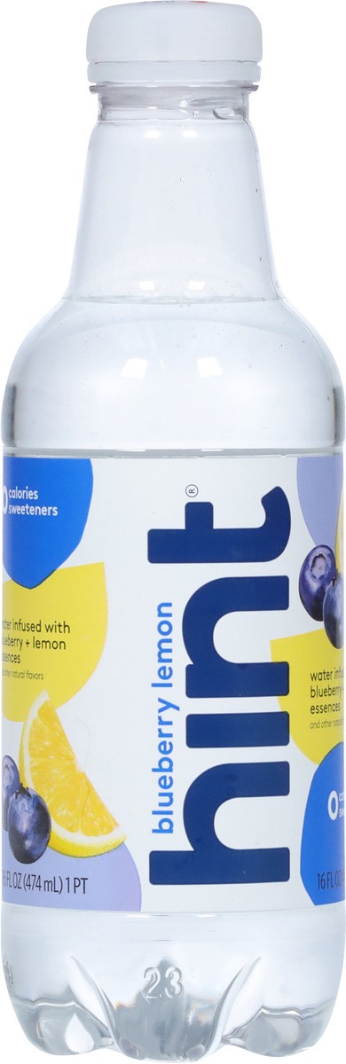 slide 2 of 9, Hint Blueberry Lemon Water 16 fl oz, 16 fl oz