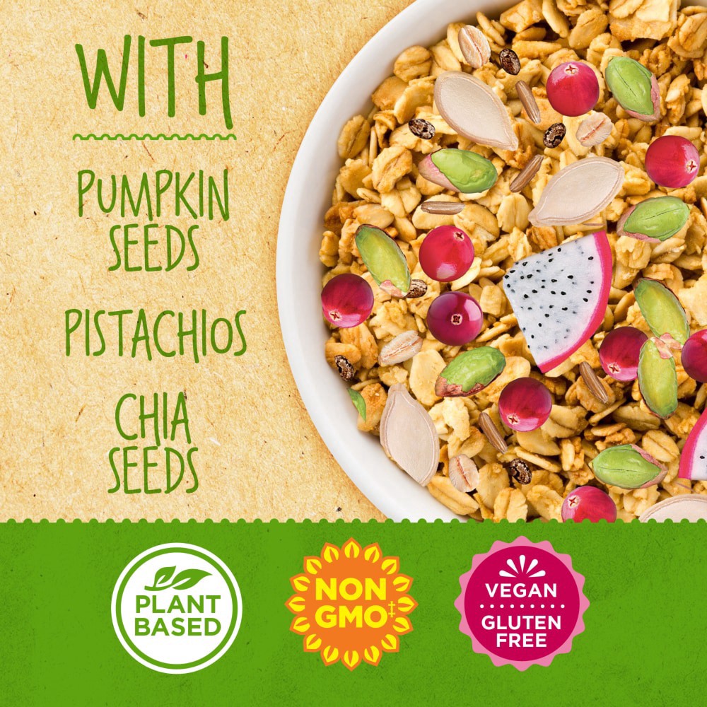 slide 3 of 4, Simple Truth Probiotic Seeds & Cran Dragon Fruit Granola, 8 oz