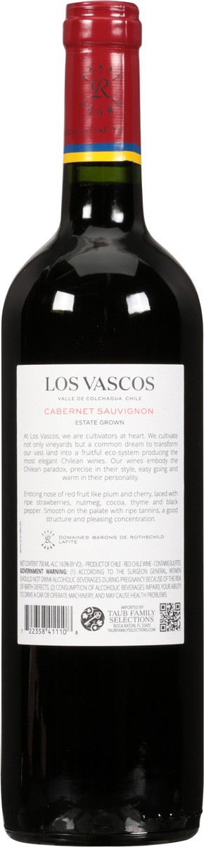 slide 7 of 9, Los Vascos Cabernet Sauvignon, 750 ml