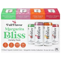 Carbliss Margarita Tequila Cocktail Variety Pack 8 x 12 oz Cans