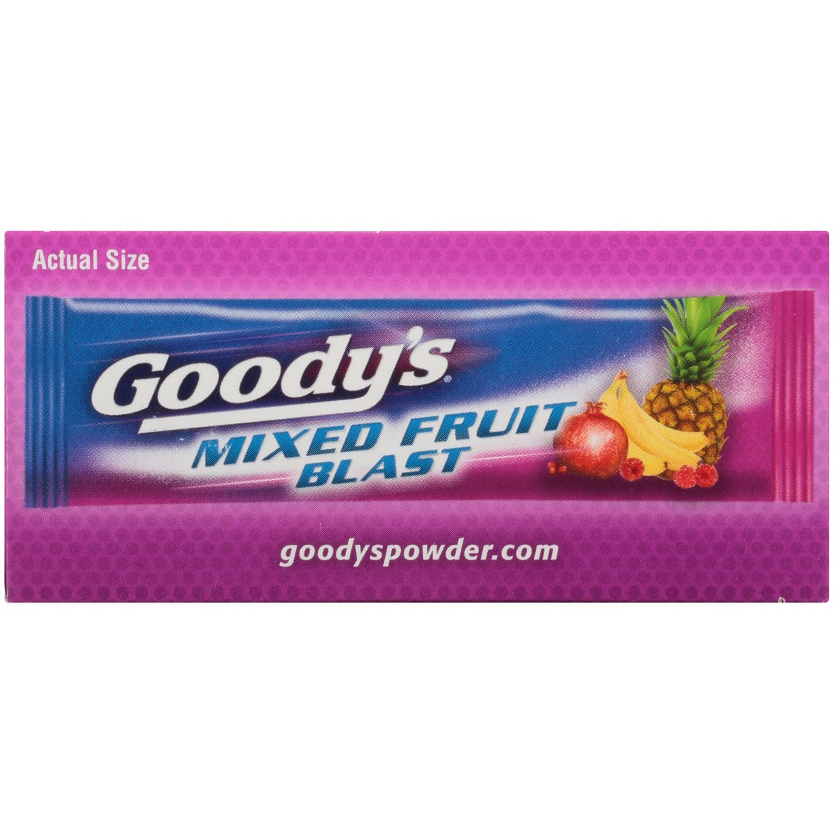 slide 9 of 10, Goody's Extra Strength Headache Powder, Mixed Fruit Blast Flavor, 24 Powder Sticks, 24 ct