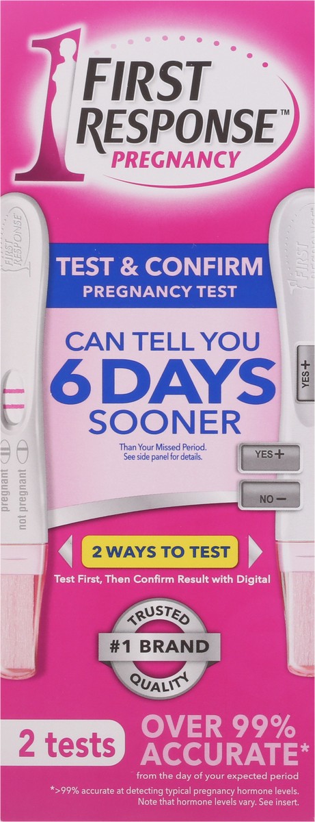 slide 13 of 13, First Response Test & Confirm Pregnancy Test, 1 Line Test and 1 Digital Test Pack, 2 ct