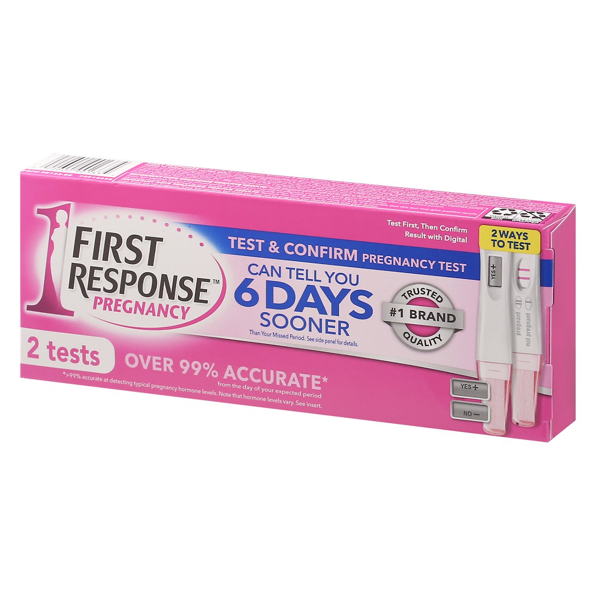 slide 11 of 13, First Response Test & Confirm Pregnancy Test, 1 Line Test and 1 Digital Test Pack, 2 ct