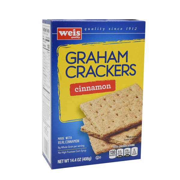 slide 1 of 6, Weis Quality Cinnamon Graham Cracker, 14.4 oz