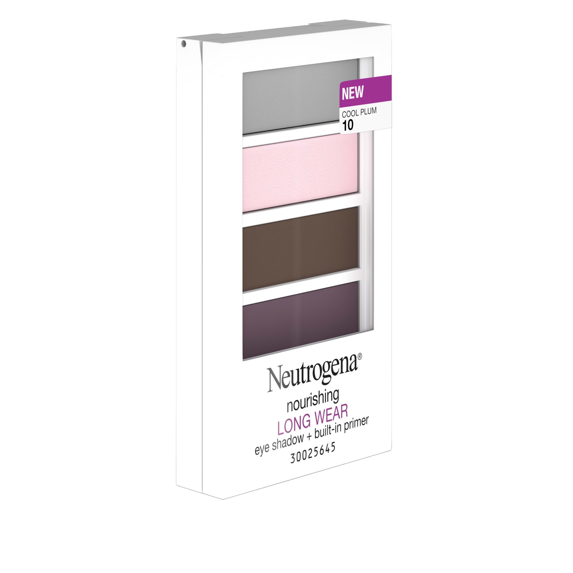 slide 3 of 5, Neutrogena Long Wear Eye Shadow/Built-in Primer, Cool Plum,.24 oz, 0.24 oz