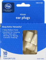 slide 1 of 1, Kroger Foam Ear Plugs, 10 ct