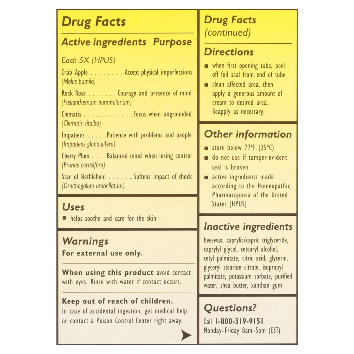 slide 6 of 14, Bach Original Flower Remedies Rescue Cream 1 oz, 1 oz