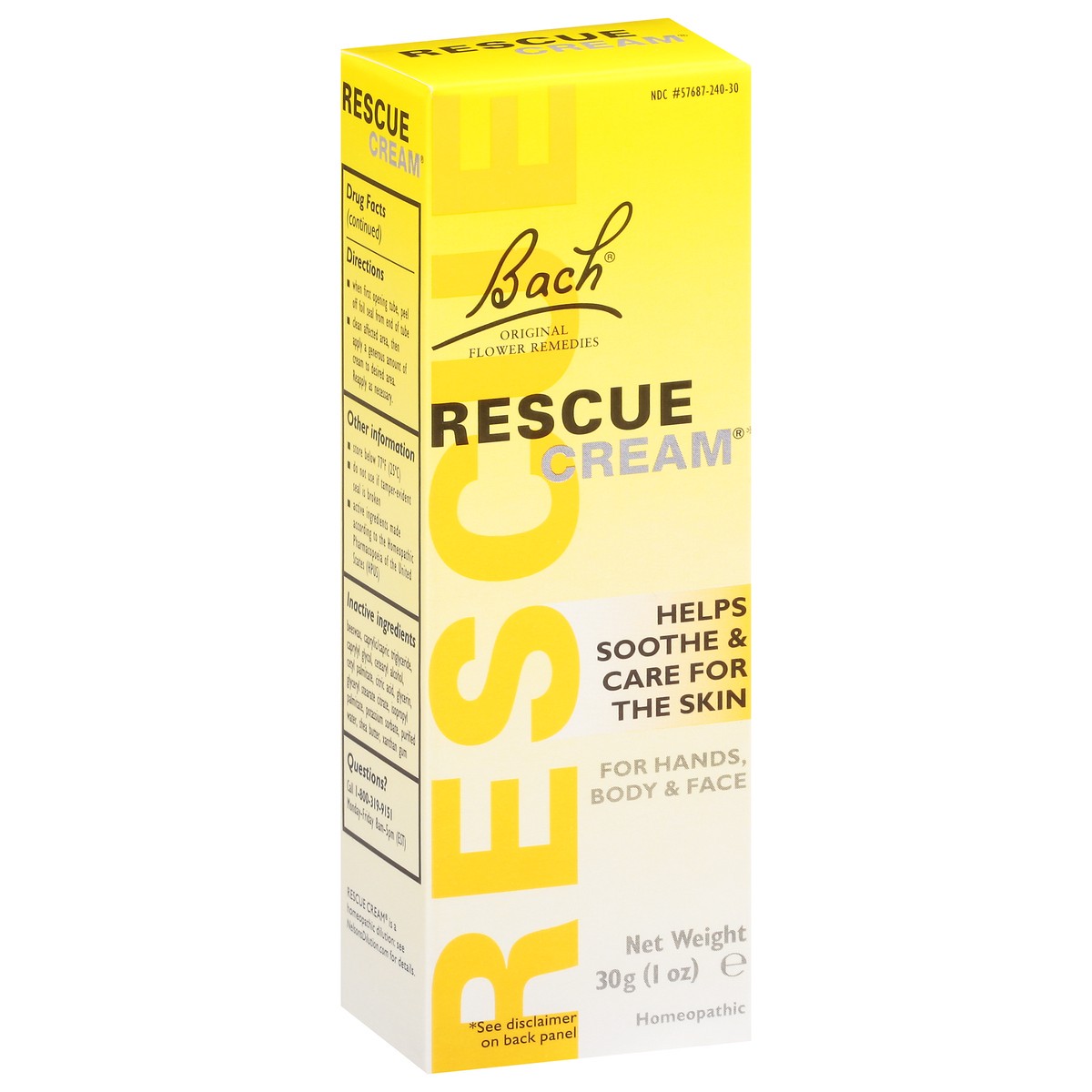 slide 4 of 14, Bach Original Flower Remedies Rescue Cream 1 oz, 1 oz