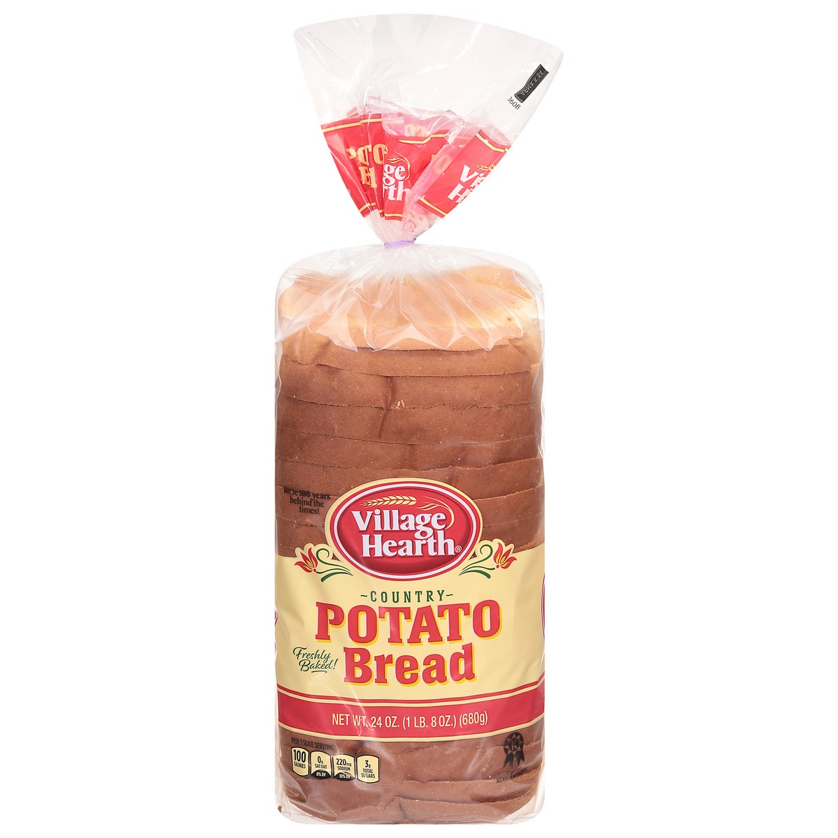 slide 1 of 1, Village Hearth Potato Bread 24 oz, 24 oz