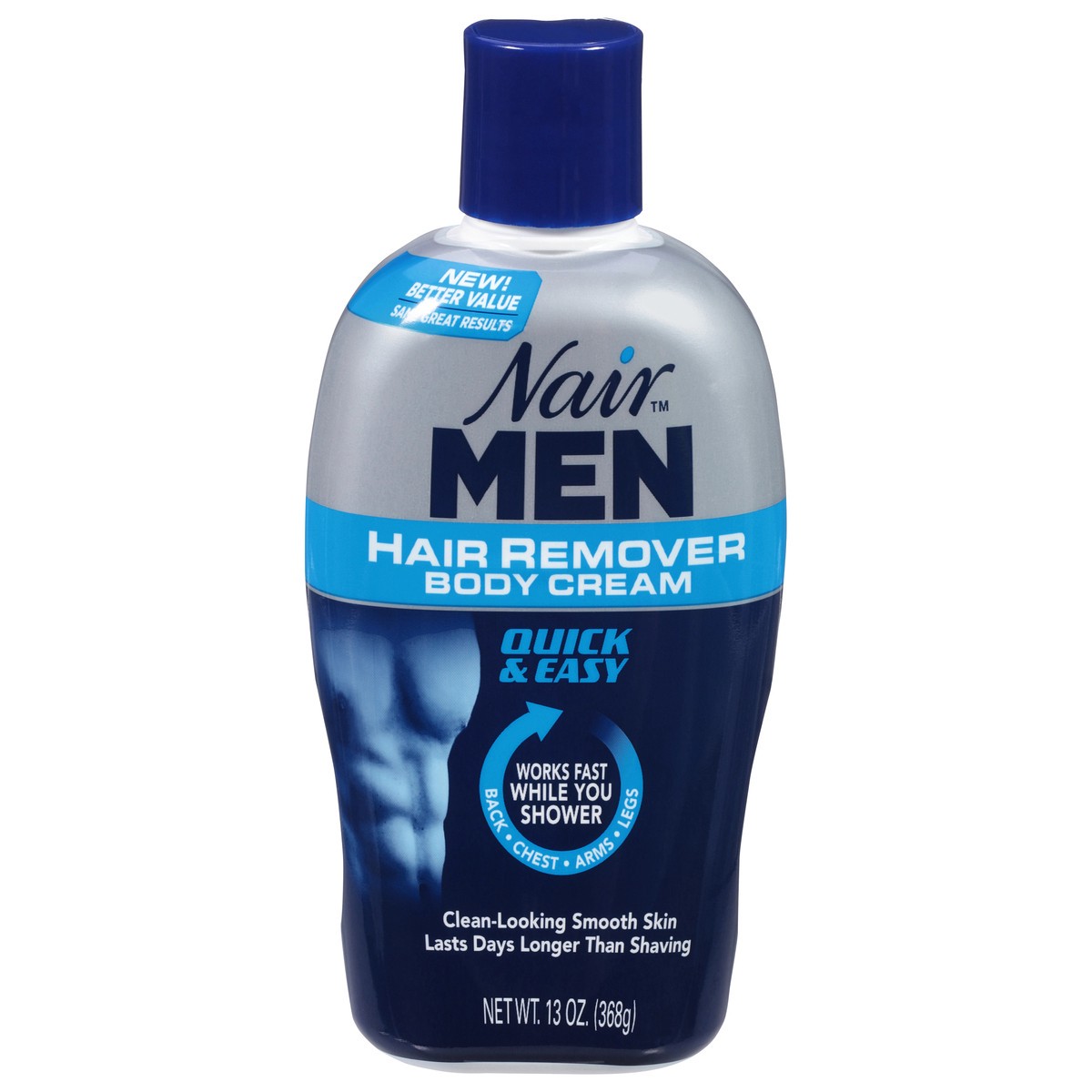 slide 1 of 4, Nair Men Hair Remover Body Cream 13 oz, 13 oz