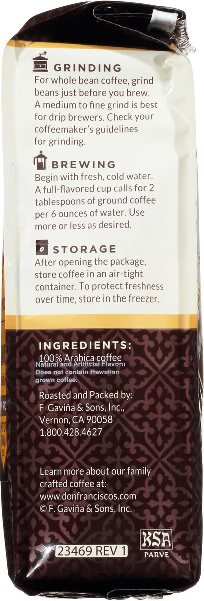 slide 8 of 13, Don Francisco's Hawaiian Hazelnut Flavored Ground Coffee (12 oz Bag), 12 oz