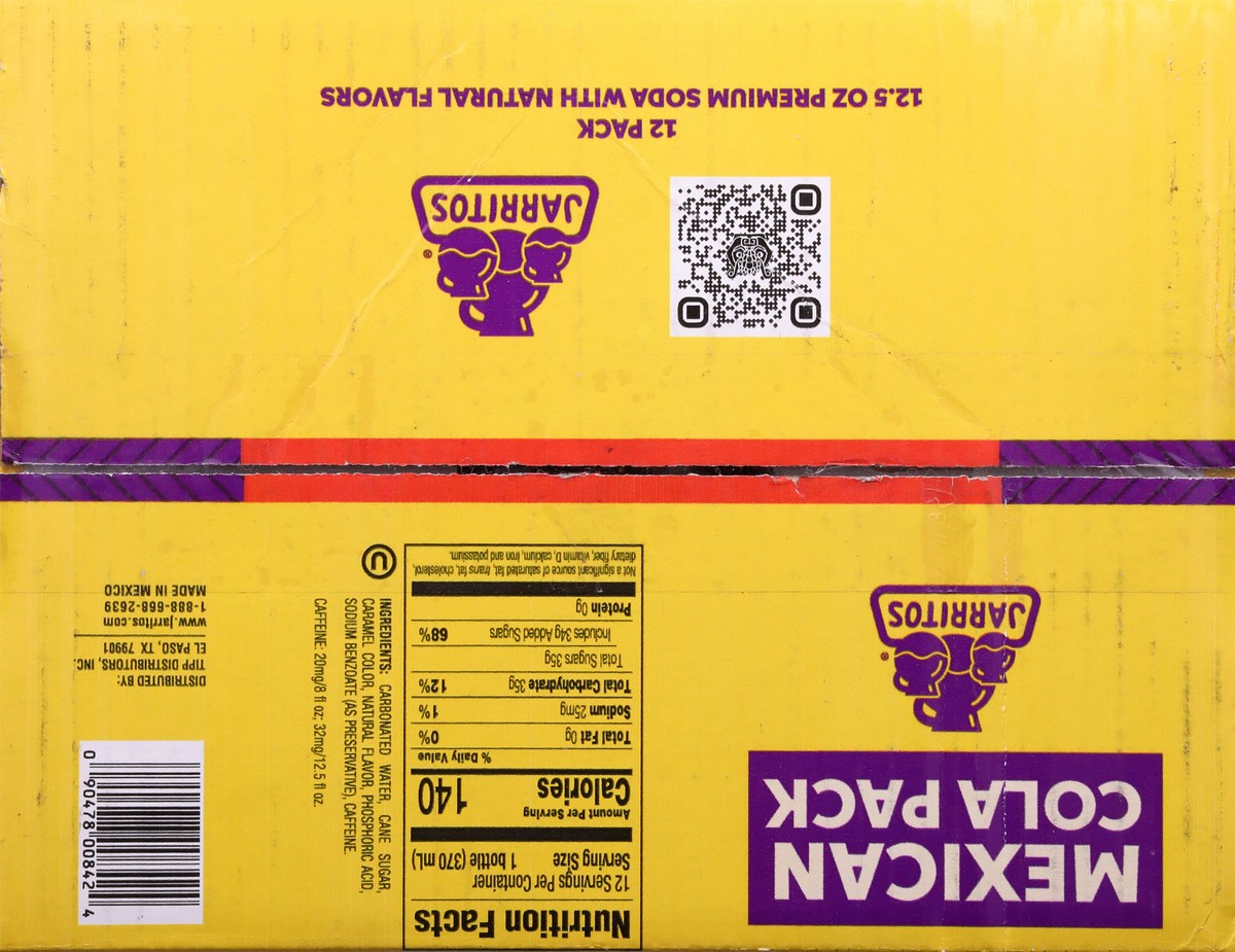 slide 13 of 14, Jarritos Mexican Cola Soda - 12 ct, 12 ct; 12 oz