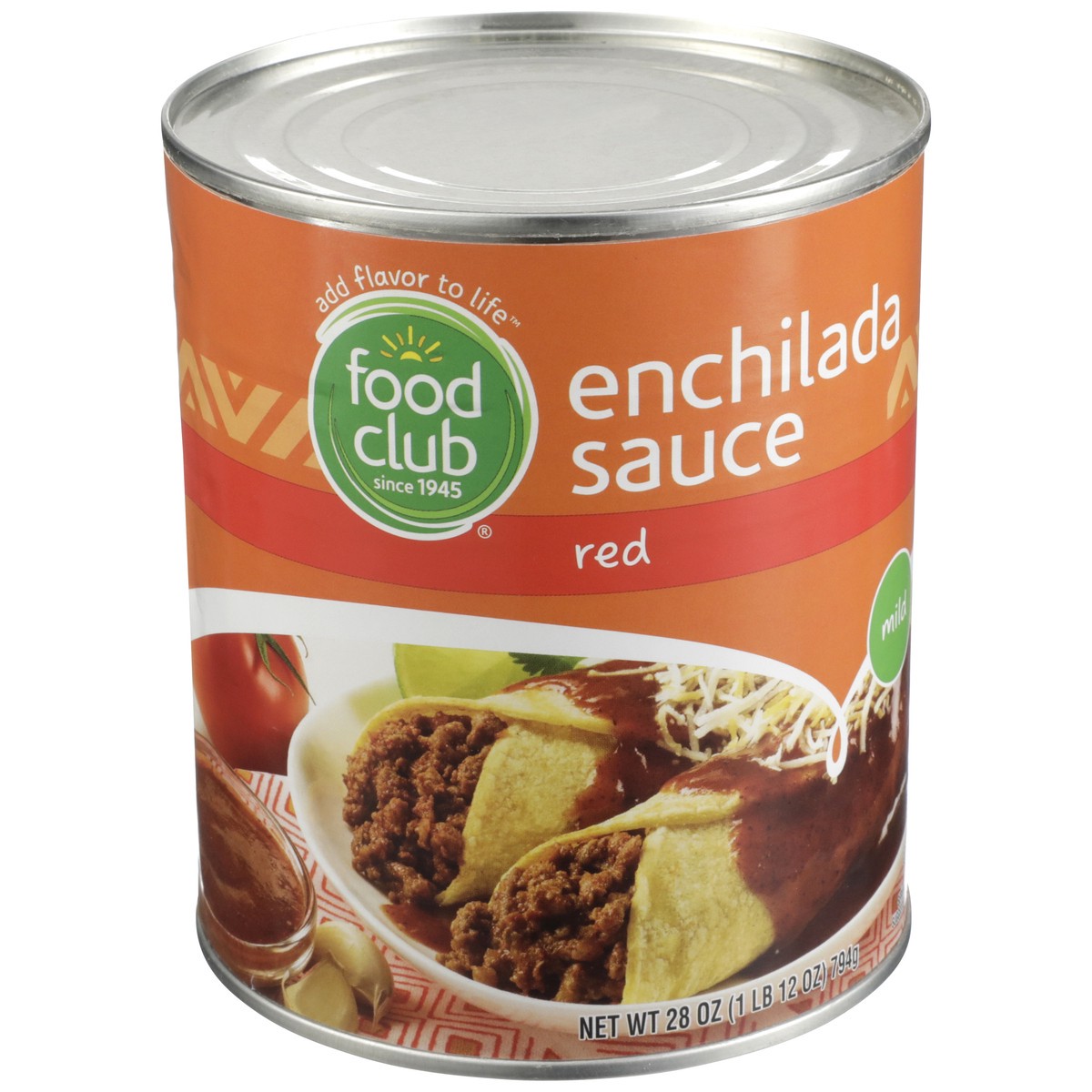 slide 2 of 9, Food Club Mild Red Enchilada Sauce, 28 oz