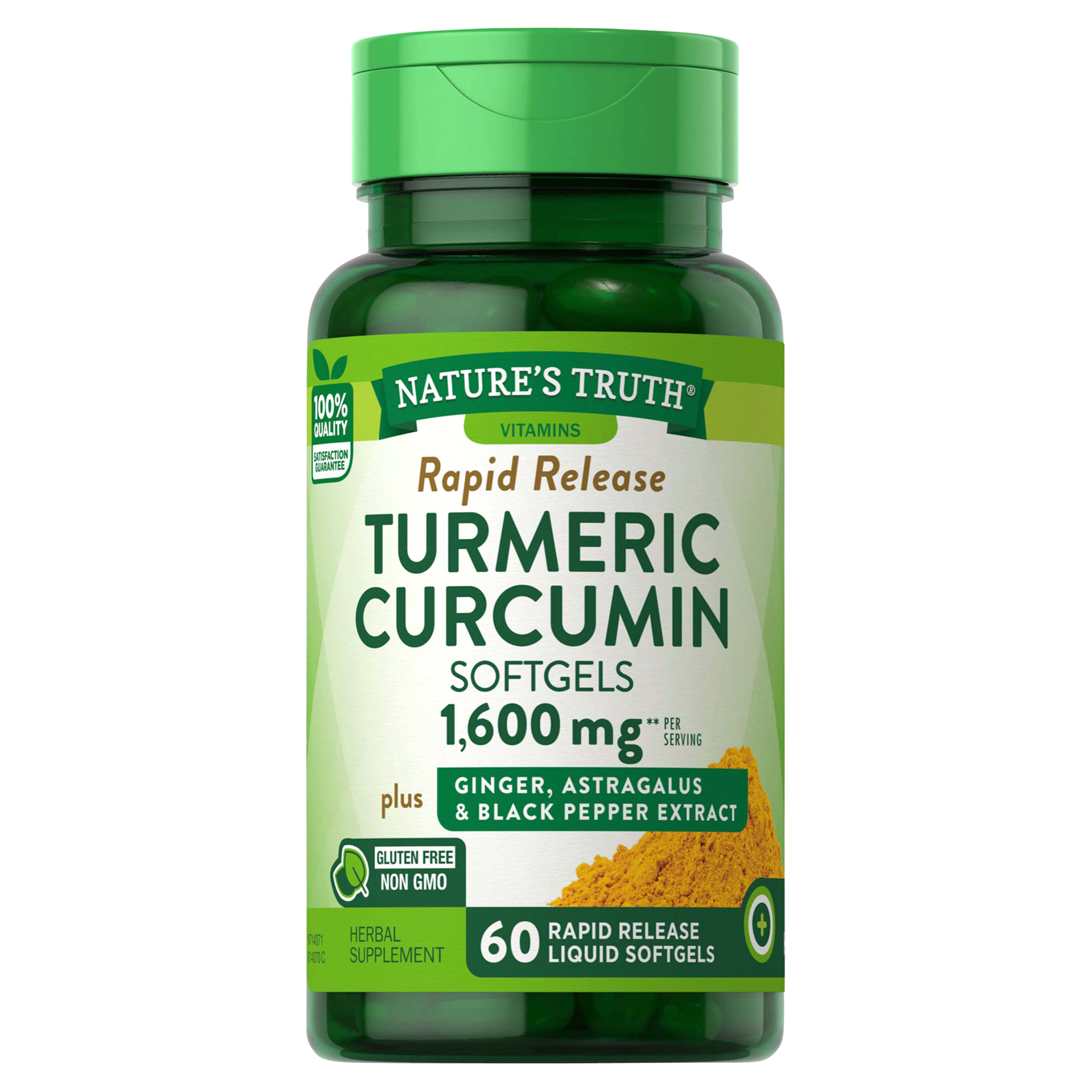 slide 14 of 17, Nature's Truth Turmeric Curcumin 1,600 mg, 60 ct