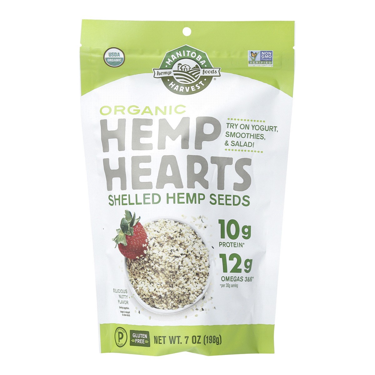 slide 1 of 12, Manitoba Harvest Hemp Hearts Shelled Organic Hemp Seeds 7 oz, 7 oz