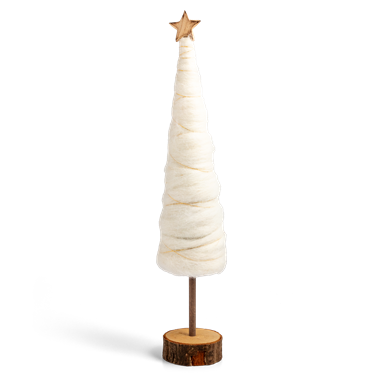 slide 1 of 1, Wool Xmas Tree, 1 ct