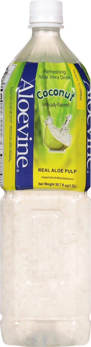 slide 9 of 14, Aloevine Refreshing Coconut Aloe Vera Drink 50.7 fl oz, 50.7 fl oz