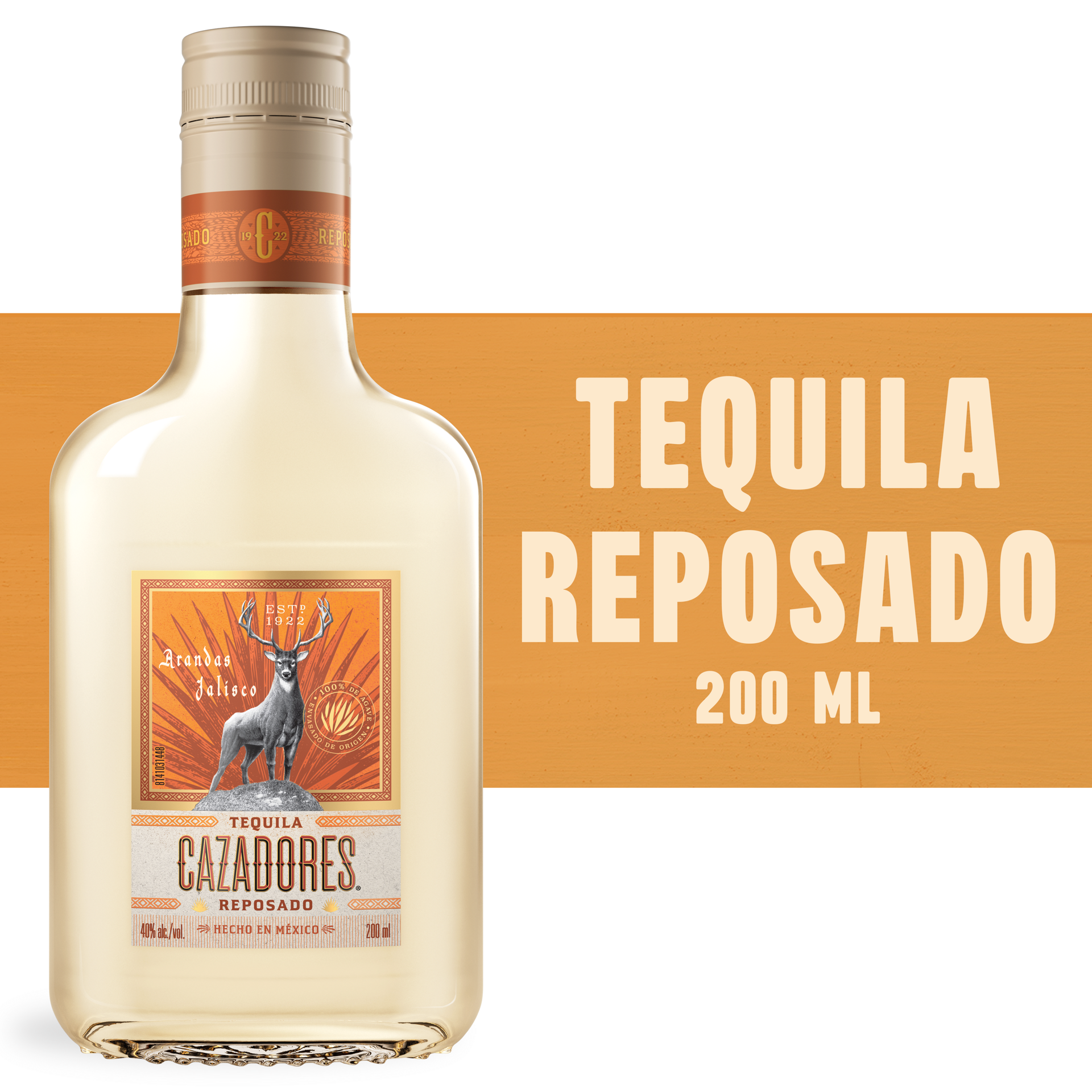 slide 4 of 5, Cazadores Reposado, 200 ml