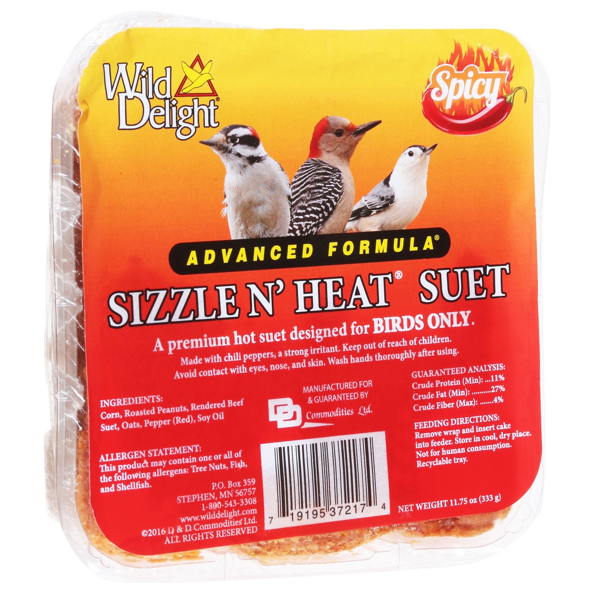 slide 8 of 15, Wild Delight Sizzle Suet, 11.8 oz