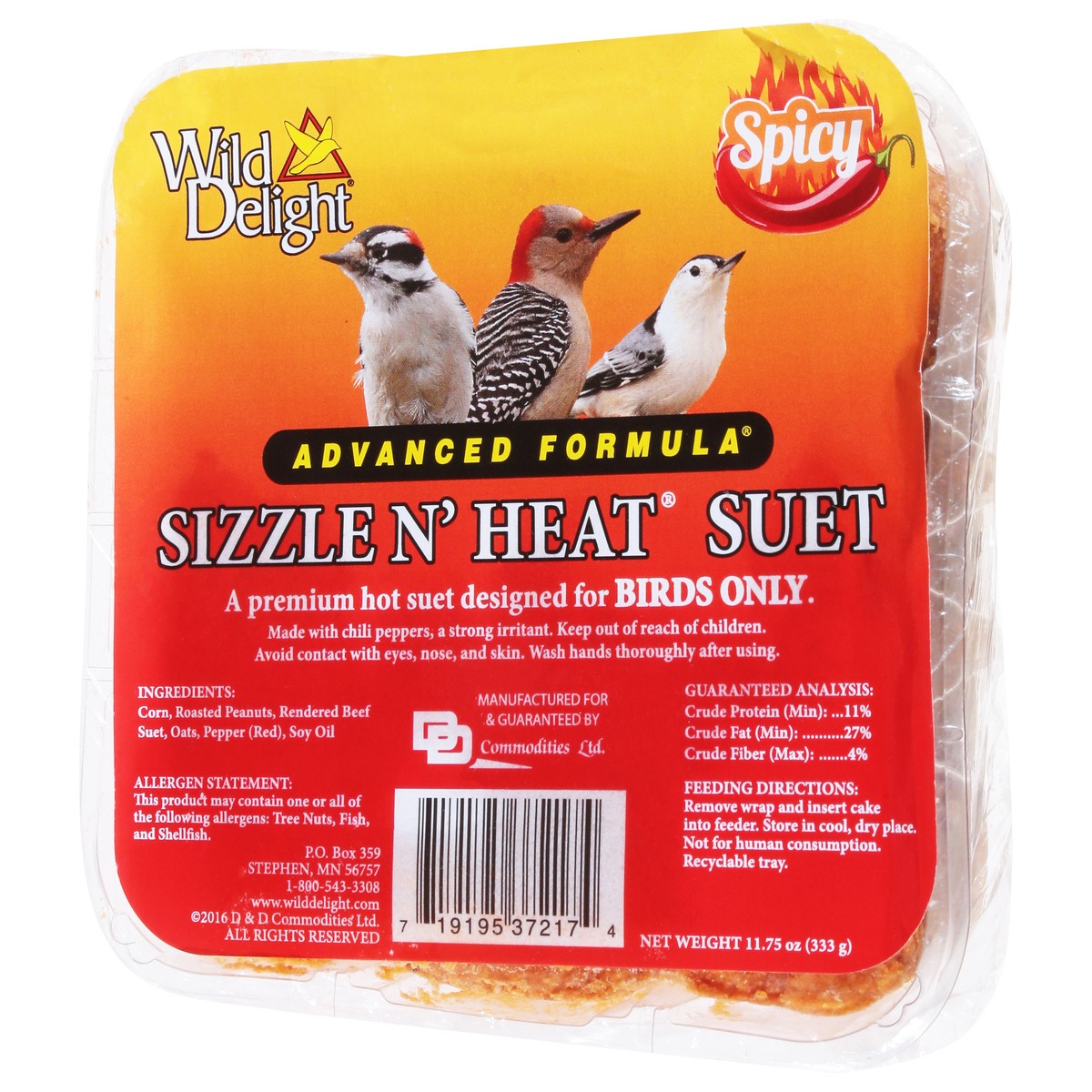 slide 13 of 15, Wild Delight Sizzle Suet, 11.8 oz