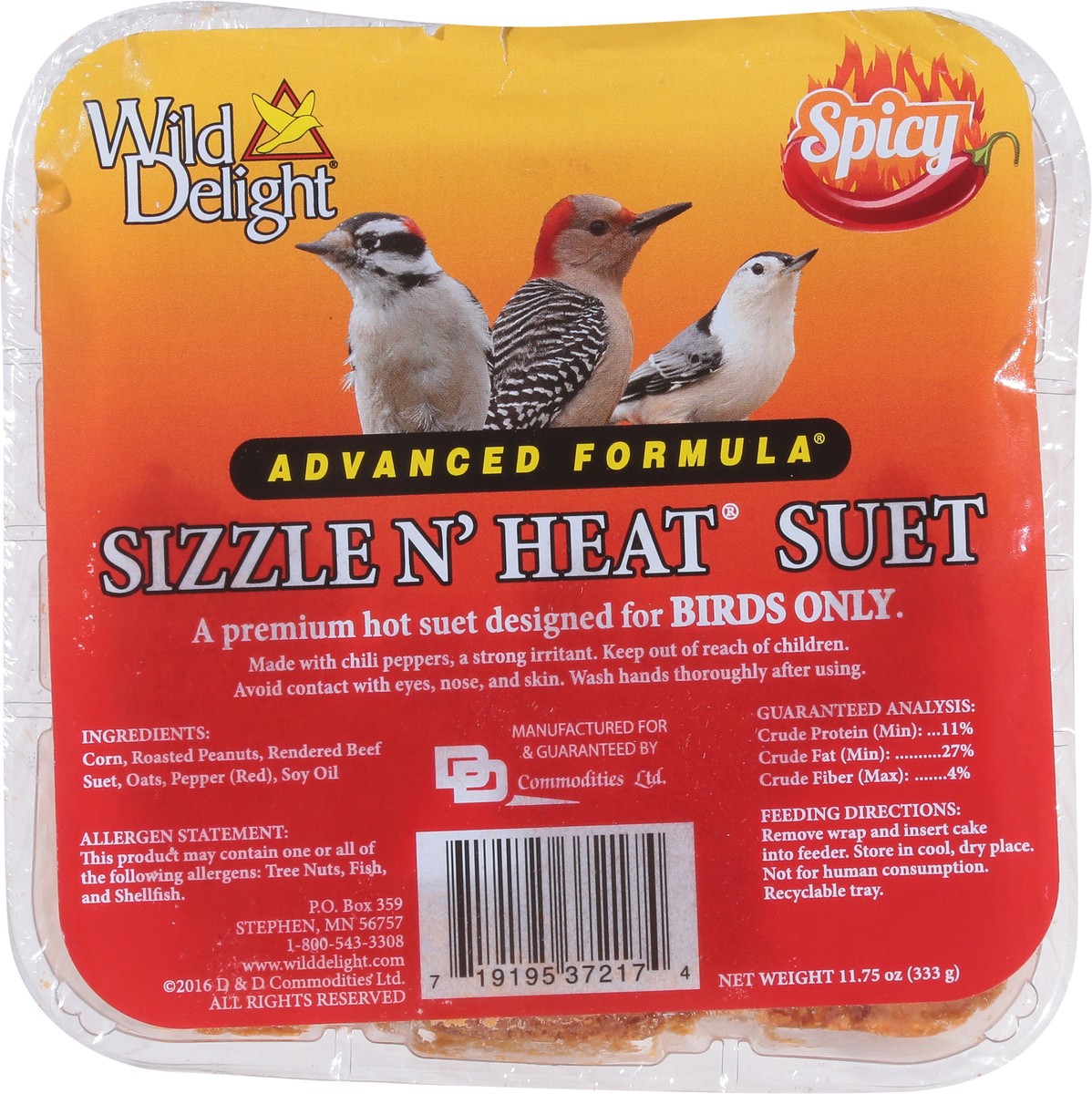 slide 10 of 15, Wild Delight Sizzle Suet, 11.8 oz
