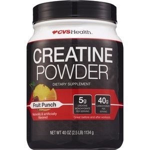 slide 1 of 1, CVS Health Creatine Powder Fruit Punch, 40oz, 40 oz