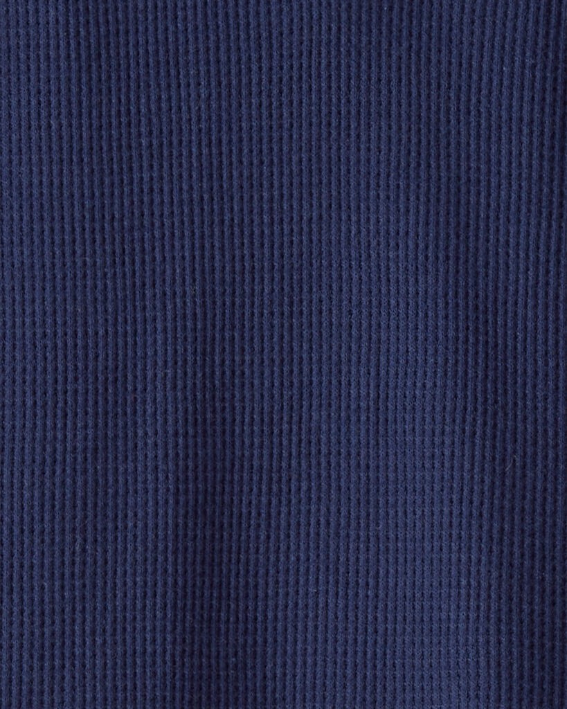 slide 2 of 2, Carter's Carters Boys Stripe Thermal Long-Sleeve Henley T-Shirt - Navy Navy 4, 1 ct