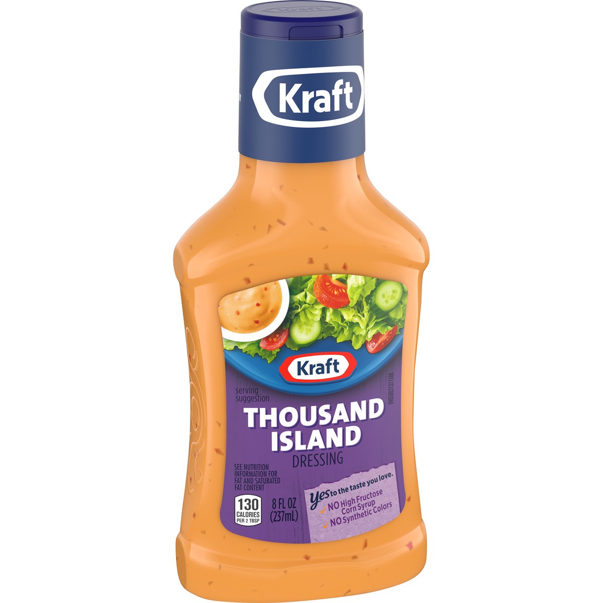 slide 7 of 9, Kraft Thousand Island Salad Dressing, 8 fl oz Bottle, 8 fl oz