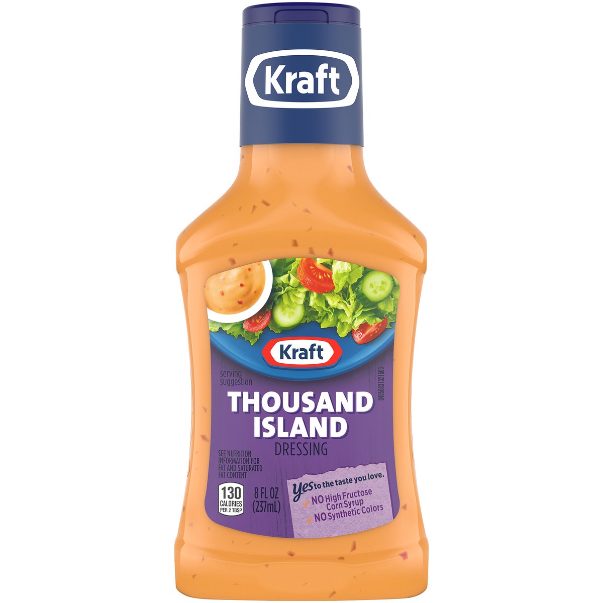 slide 4 of 9, Kraft Thousand Island Salad Dressing, 8 fl oz Bottle, 8 fl oz