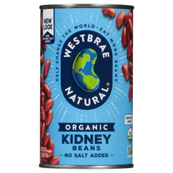 Westbrae Natural Vegetarian Organic Kidney Beans Low Sodium