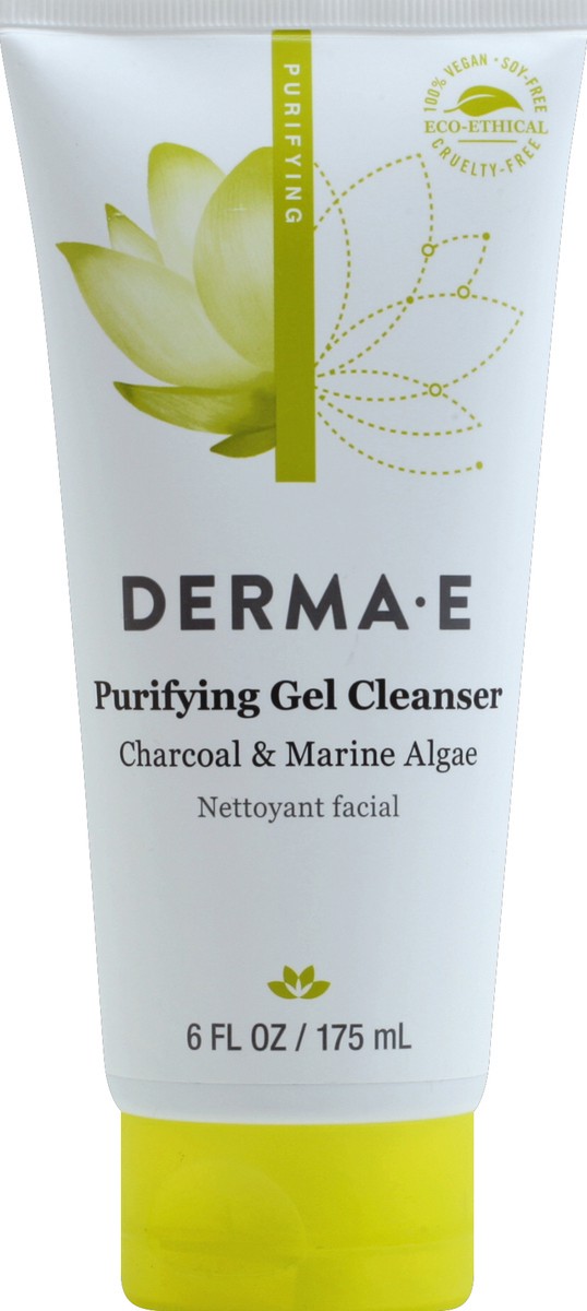 slide 1 of 8, Derma E Purifying Gel Cleanser 6 oz, 6 oz