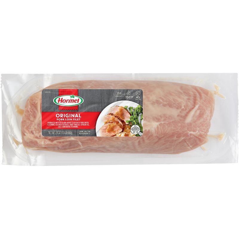 slide 1 of 3, Hormel Original Pork Loin Filet Gestation Crate Free - 24 OZ, 24 oz