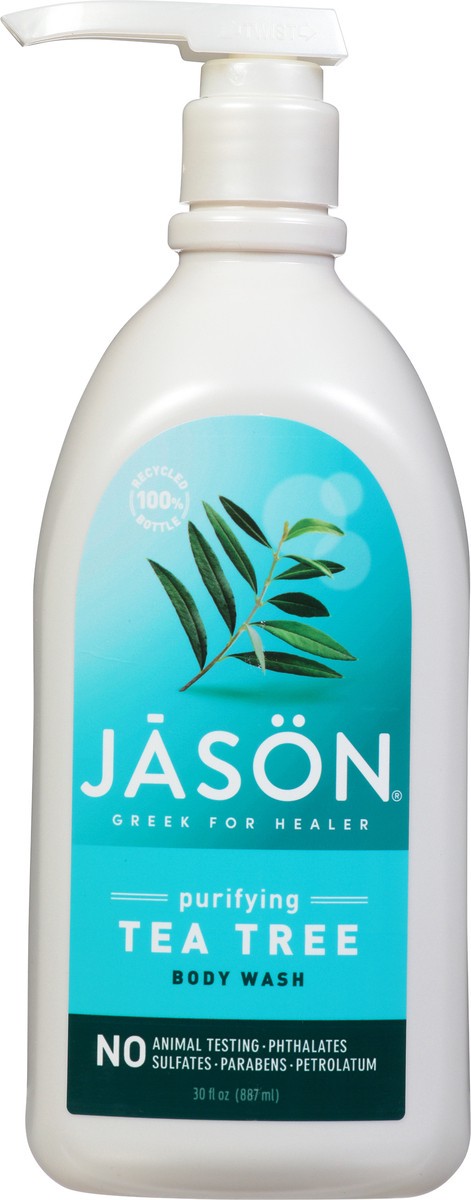 slide 2 of 13, Jason Purifying Tea Tree Body Wash 30 fl oz, 30 fl oz