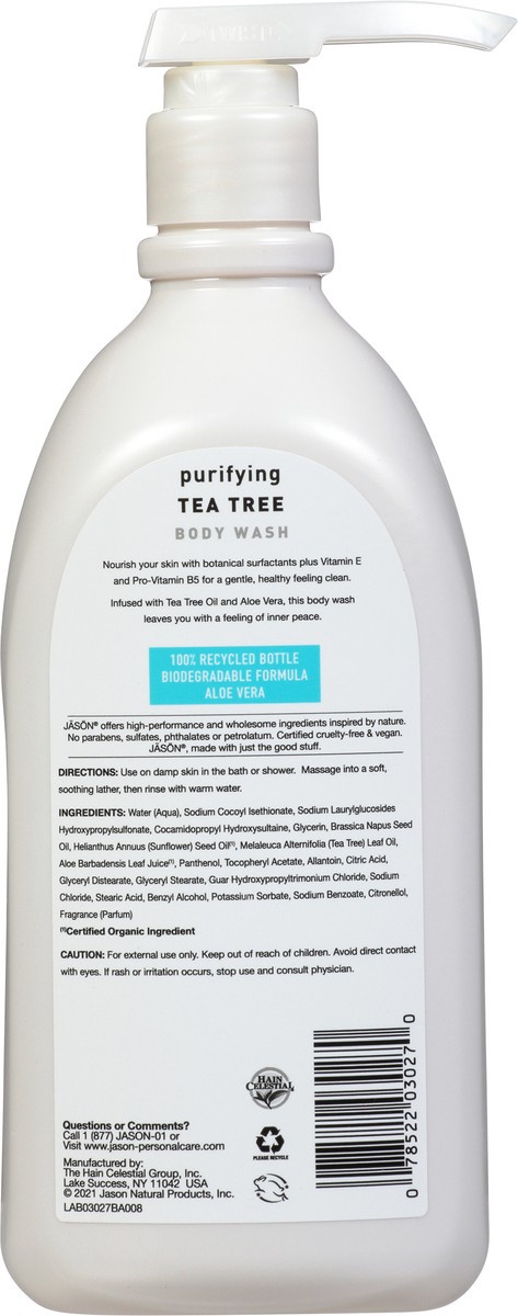 slide 6 of 13, Jason Purifying Tea Tree Body Wash 30 fl oz, 30 fl oz
