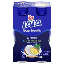 LALA Pina Colada Probiotic Yogurt Smoothie 4 pack