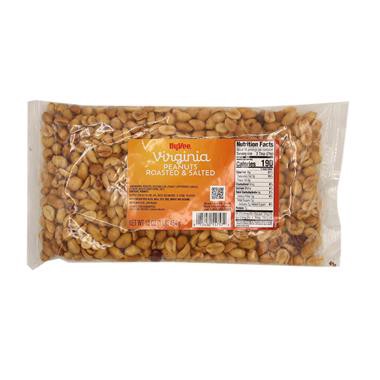 slide 1 of 1, Hy-Vee Virginia Peanuts Roasted & Salted, 16 oz