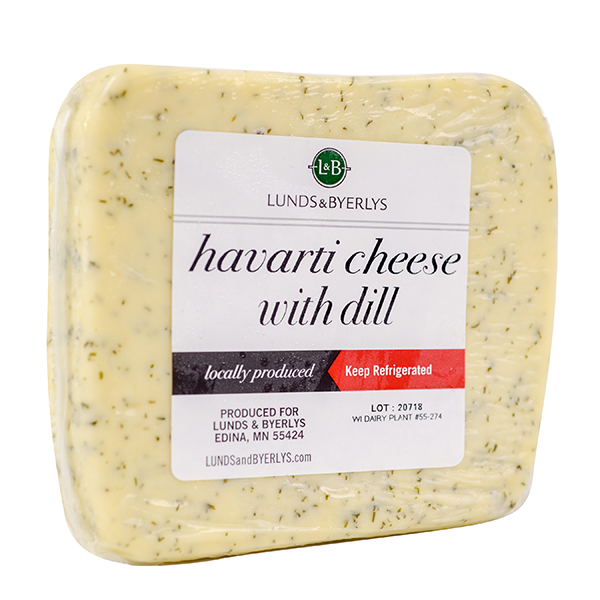 slide 1 of 1, L&B Havarti Cheese With Dill, 1 lb