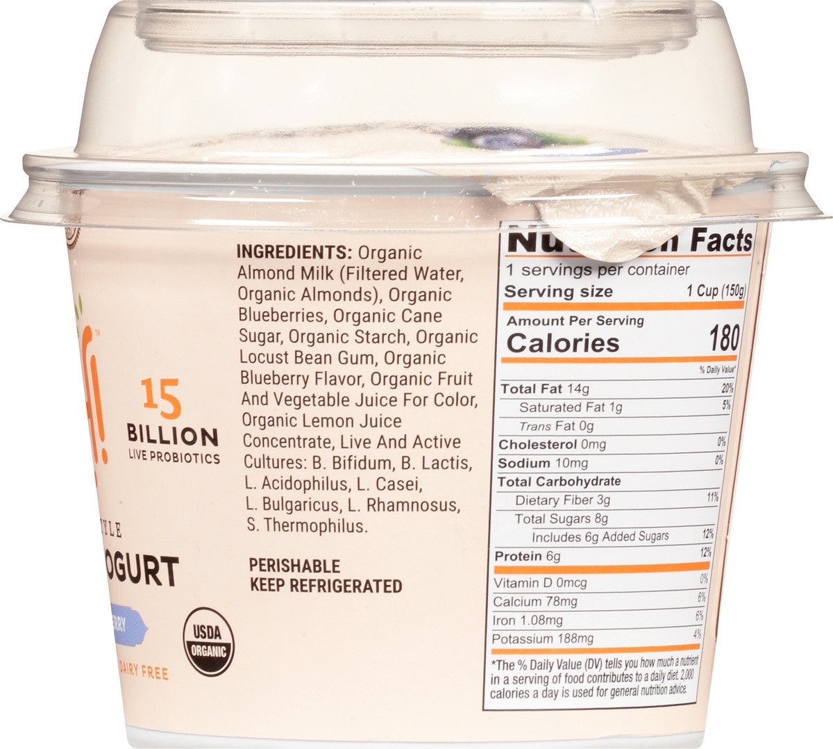 slide 13 of 13, Dahlicious Blueberry Almond Milk Yogurt, 5.3 oz