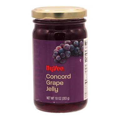 slide 1 of 1, Hy-Vee Grape Jelly, 10 oz