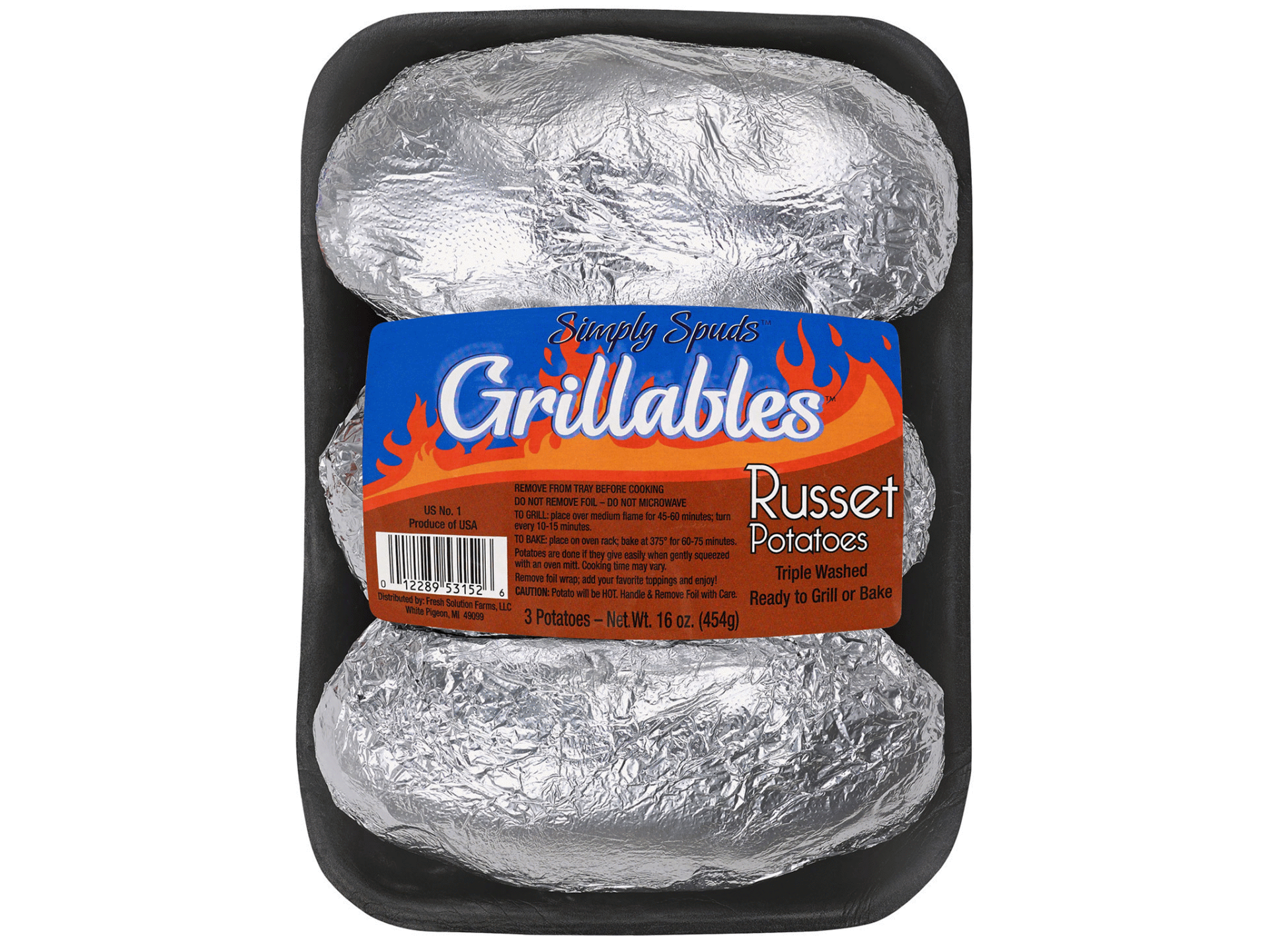 slide 1 of 1, Side Delights Grillables Russet Potatoes, 3 ct