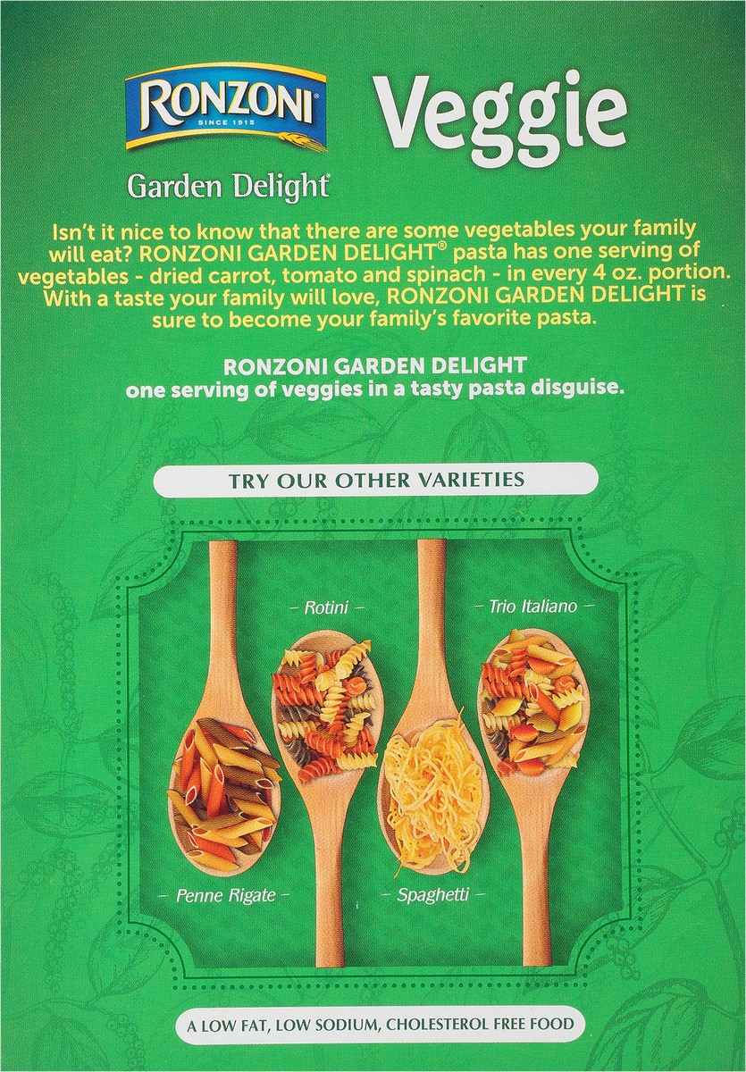 slide 5 of 9, Ronzoni Garden Delight Trio Italiano Non-GMO Pasta with Three Shapes, 12 oz