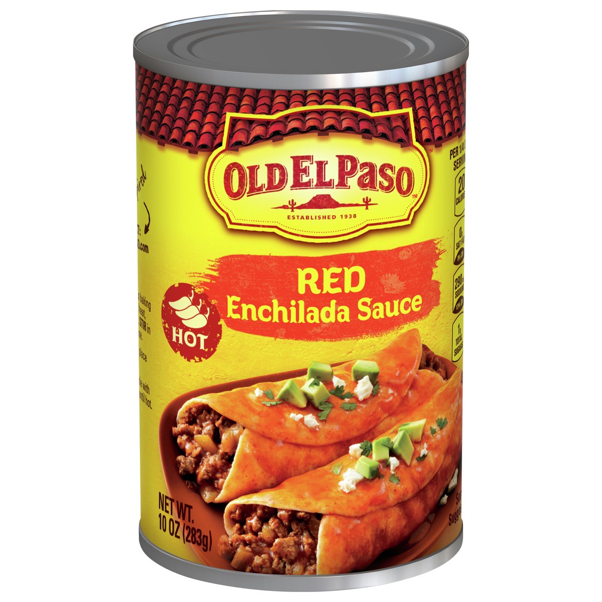 slide 7 of 8, Old El Paso Hot Red Enchilada Sauce, 10 oz., 10 oz
