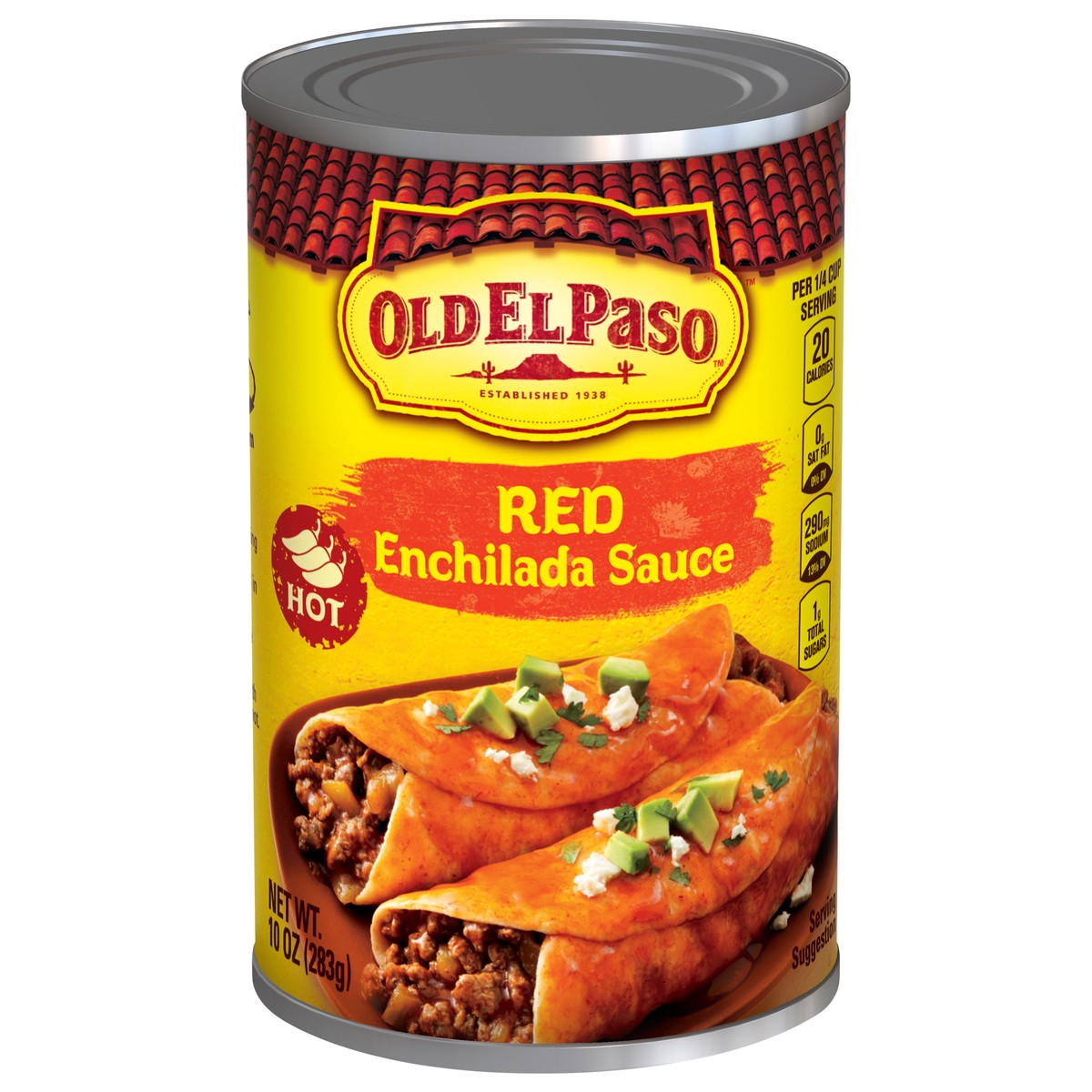 slide 1 of 8, Old El Paso Hot Red Enchilada Sauce, 10 oz., 10 oz