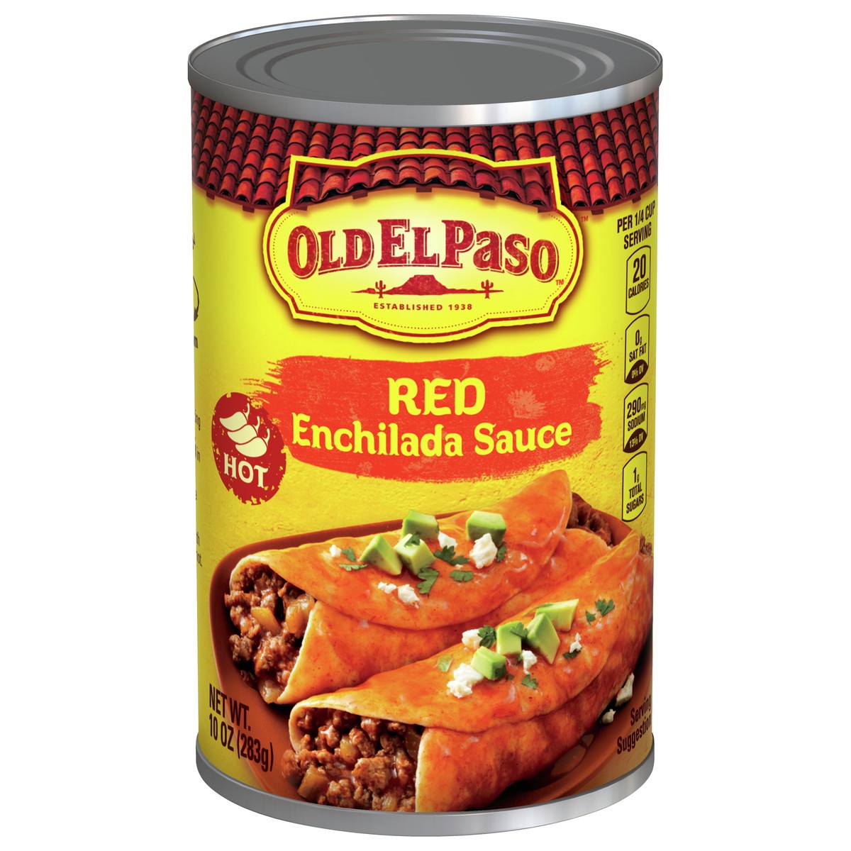 slide 1 of 8, Old El Paso Hot Red Enchilada Sauce, 10 oz., 10 oz