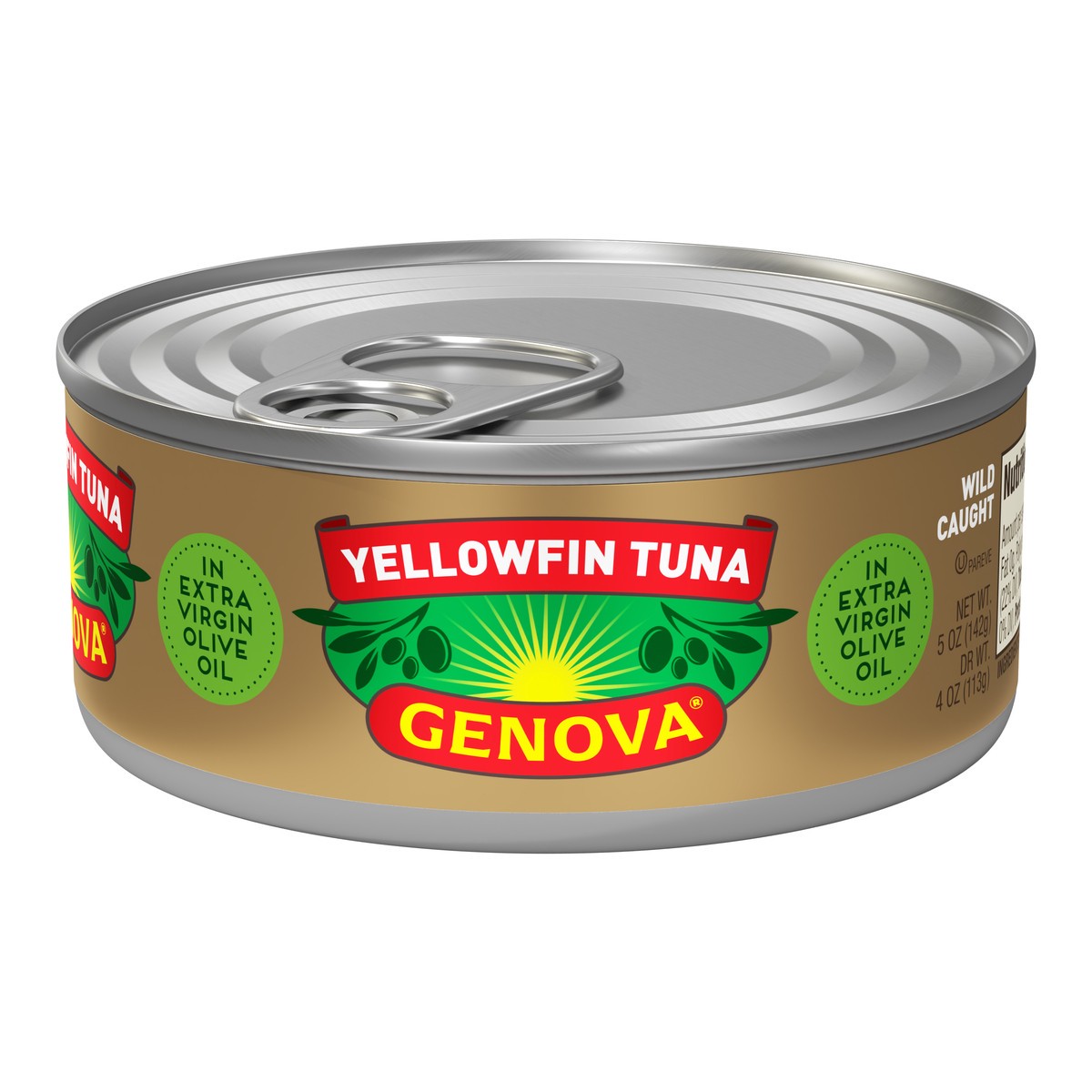 slide 1 of 5, Genova Premium Yellowfin Tuna in Extra Virgin Olive Oil 5 oz, 5 oz