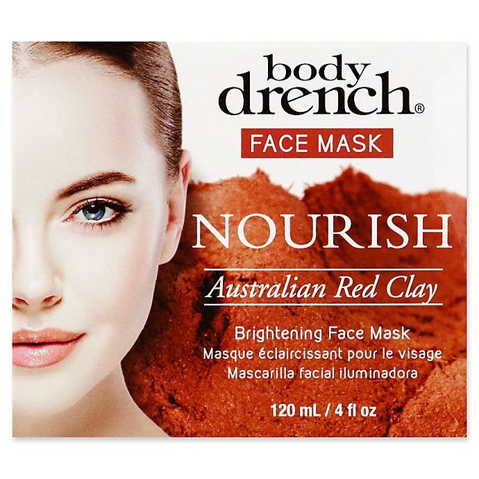 slide 2 of 3, body drench Nourish Australian Red Clay Brightening Mask, 4 fl oz