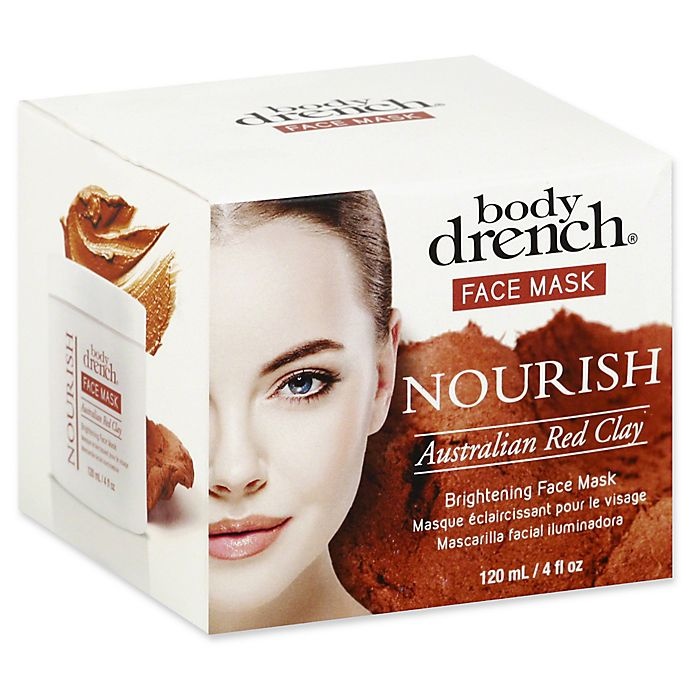 slide 1 of 3, body drench Nourish Australian Red Clay Brightening Mask, 4 fl oz