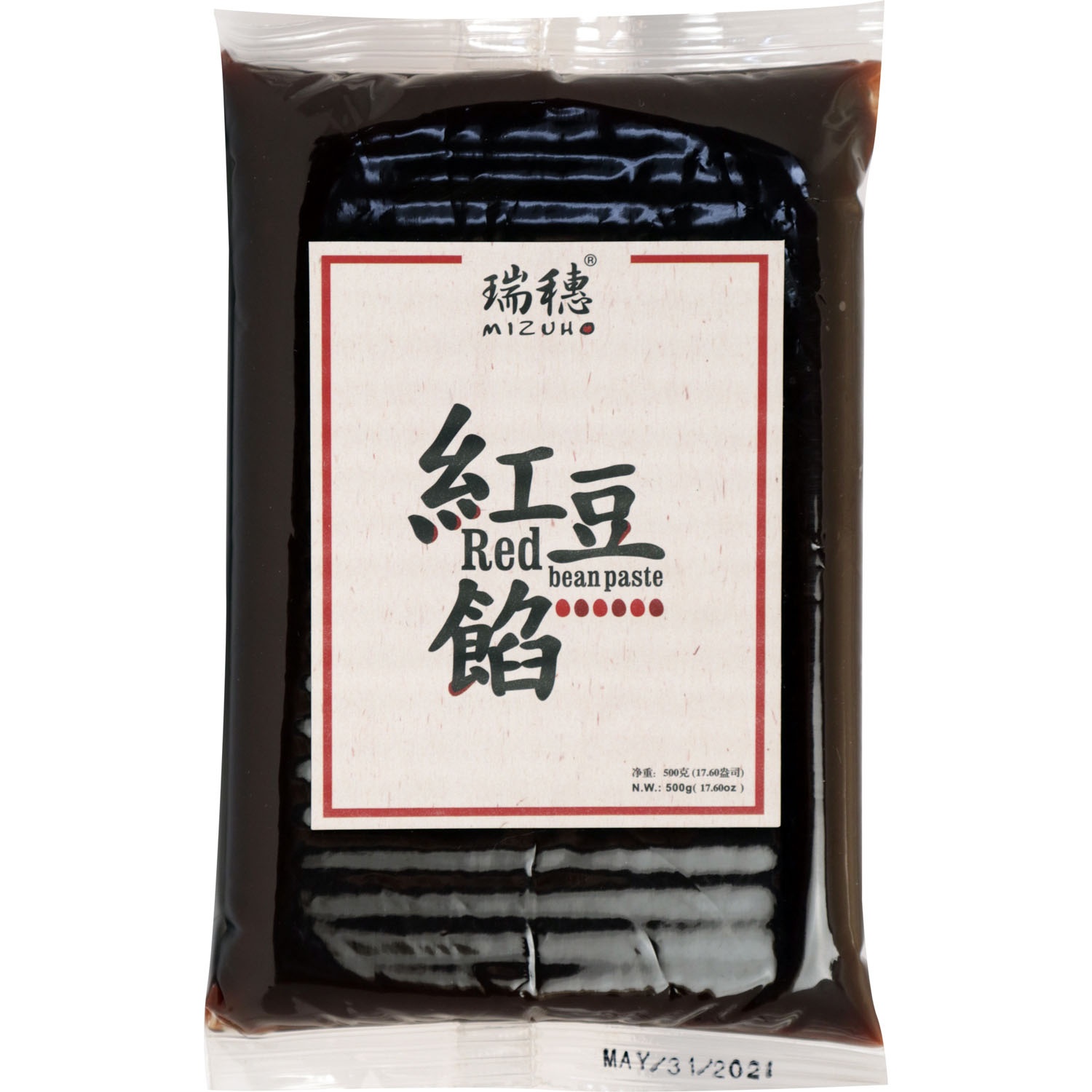 slide 1 of 1, Mizuho Red Bean Paste, 17.6 oz