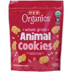 H-E-B Organics Whole Grain Animal Cookies