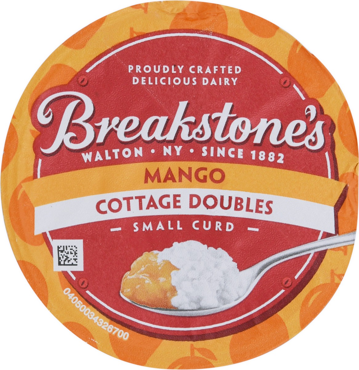 slide 11 of 11, Breakstone's Cottage Doubles Lowfat Cottage Cheese & Mango Topping with 2% Milkfat, 4.7 oz Cup, 4.7 oz